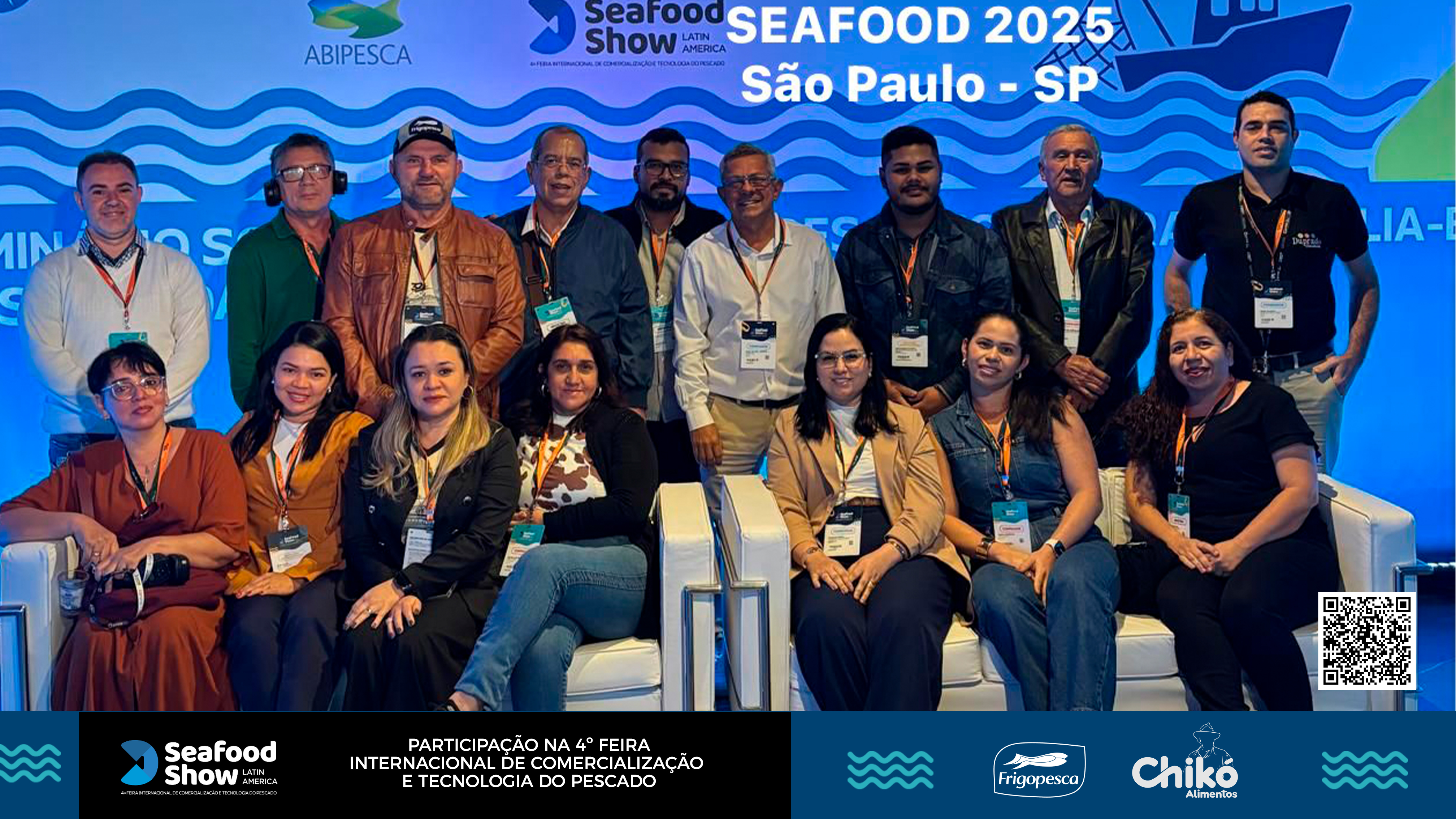 Frigopesca e Chiko Alimentos na SEAFOOD SHOW 2025